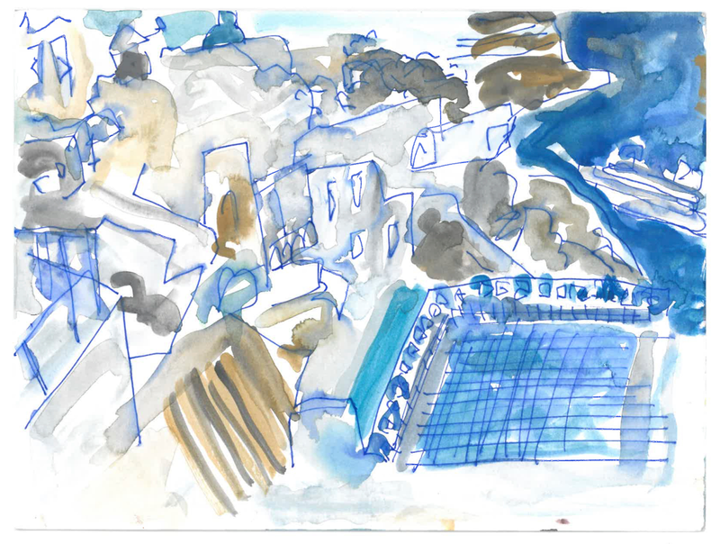POOL, SANTORINI